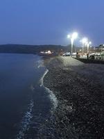 Saltburn beach at dusk